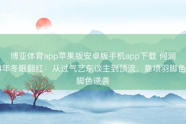 博亚体育app苹果版安卓版手机app下载 何润东14年冬眠翻红：从过气艺东谈主到顶流，靠项羽脚色逆袭